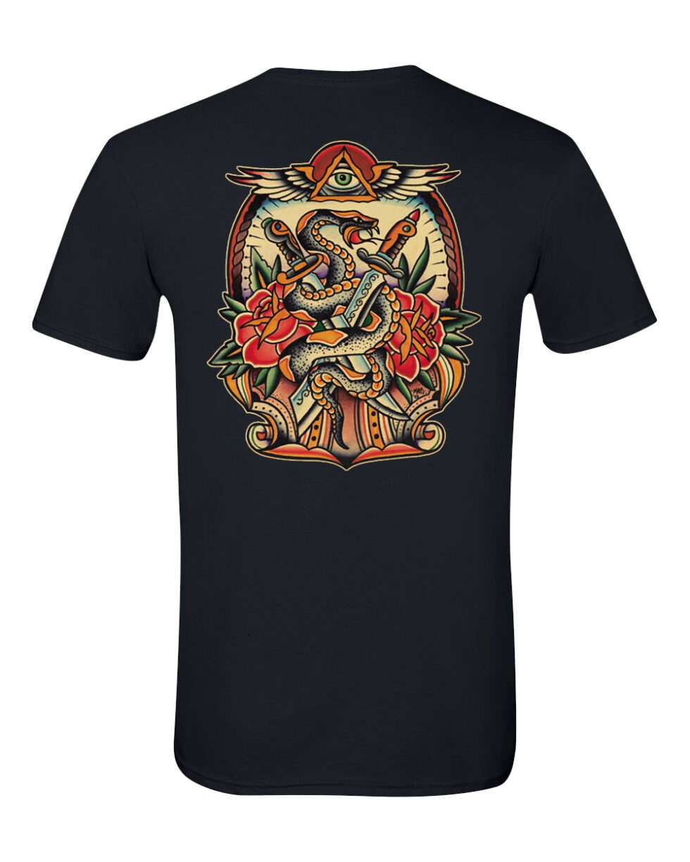 Marcus Dove "Snake and Daggers" Unisex T-Shirt