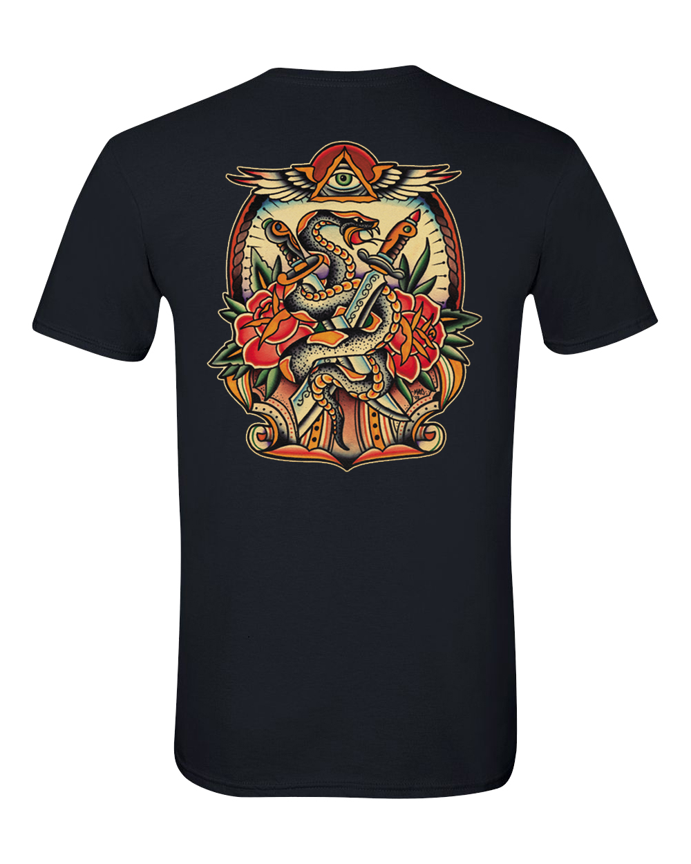 Marcus Dove “Snake and Daggers” Unisex T-Shirt