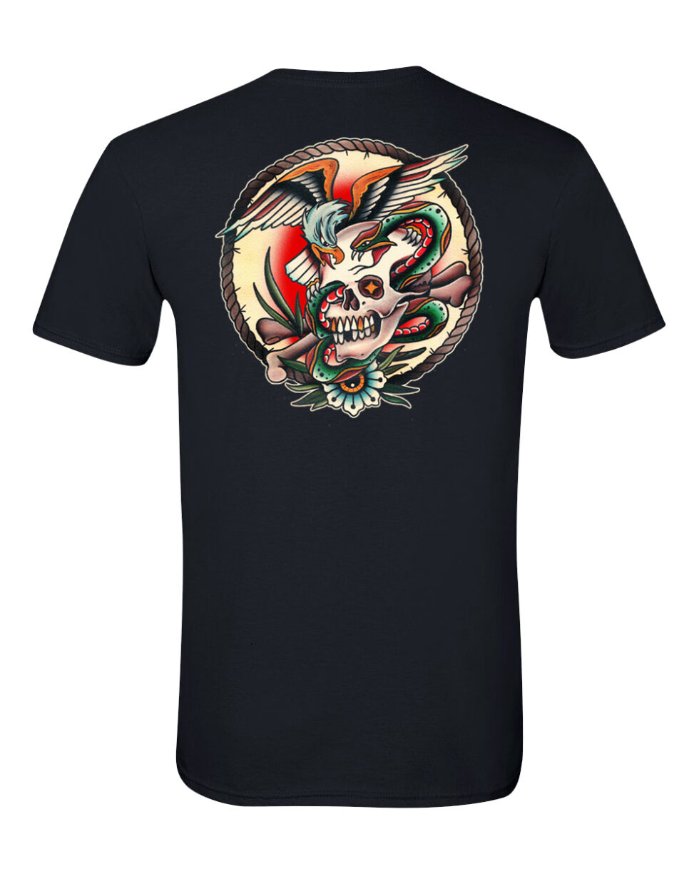 KHT "Skull, Eagle & Snake" unisex t-shirt