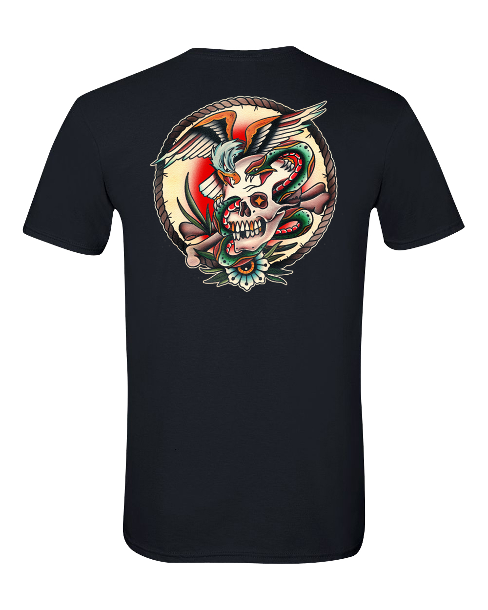 KHT “Skull, Eagle & Snake” unisex t-shirt