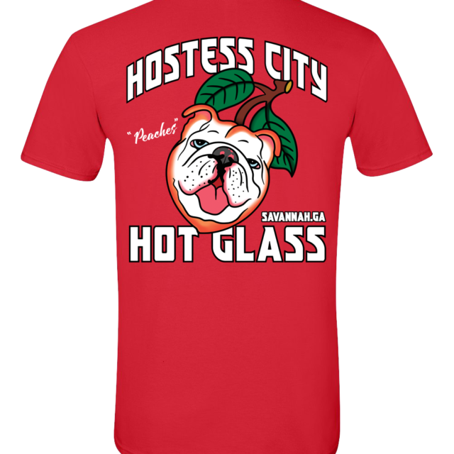 Hostess City Hot Glass "Peaches" unisex t-shirt