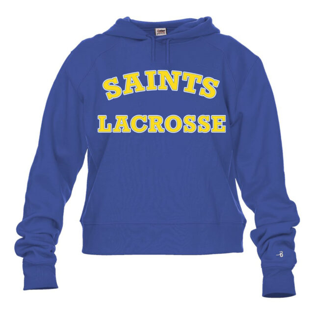 Saints Lacrosse Women's Crop Hooded Sweatshirt