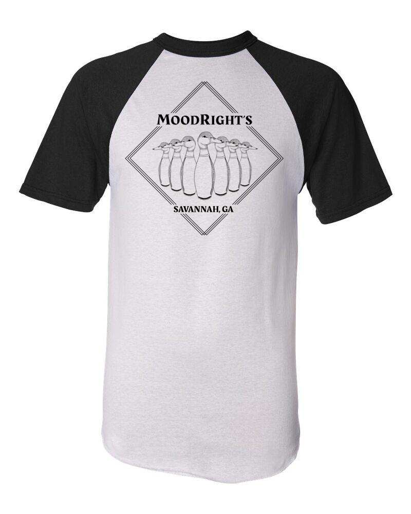 Moodrights “Duckpin Bowling” short sleeve raglan
