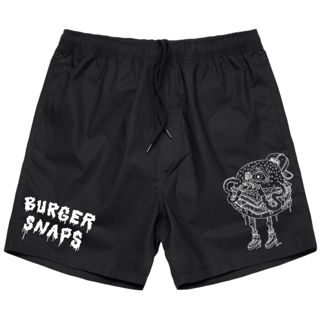 *PREORDER* Burger Snaps Beach Shorts