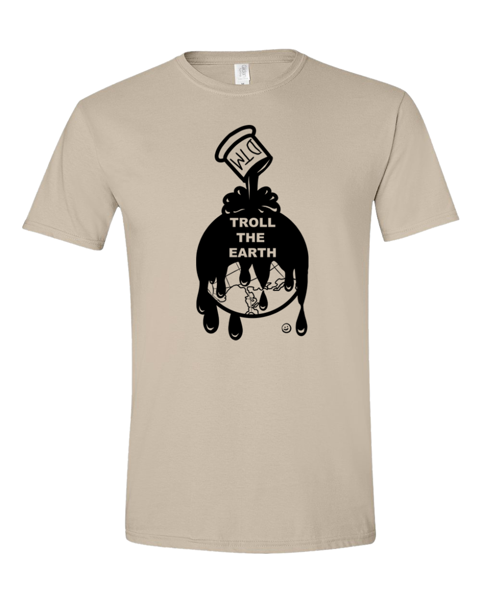 Danktattoomeme "Troll the Earth" Unisex T-Shirt - Image 3