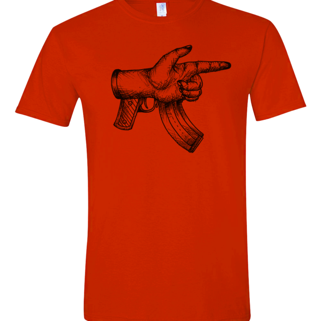 Danktattoomeme "Finger Gun" Unisex T-Shirt