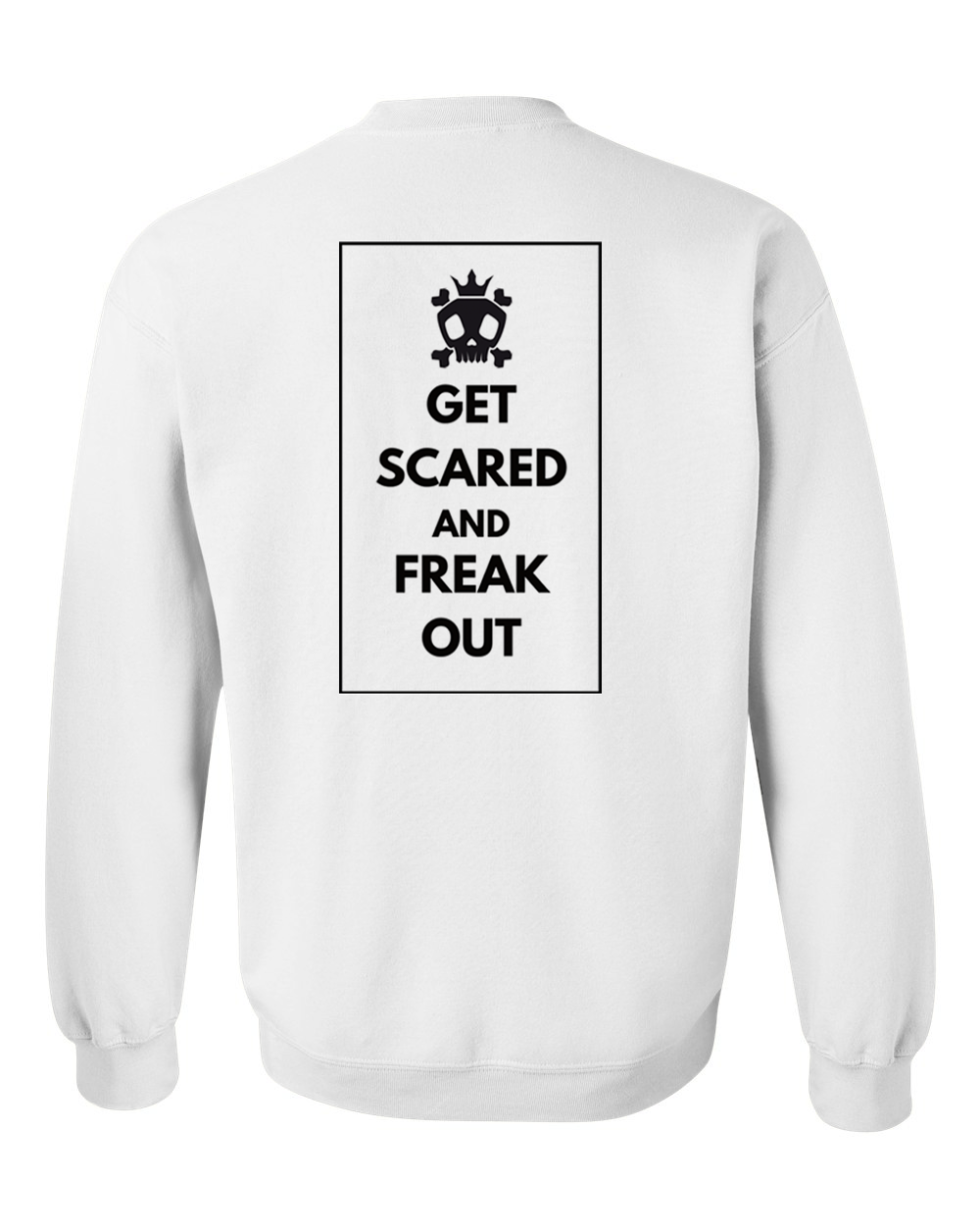 Hearse Ghost Tour "Scared" Unisex Crewneck Sweatshirt