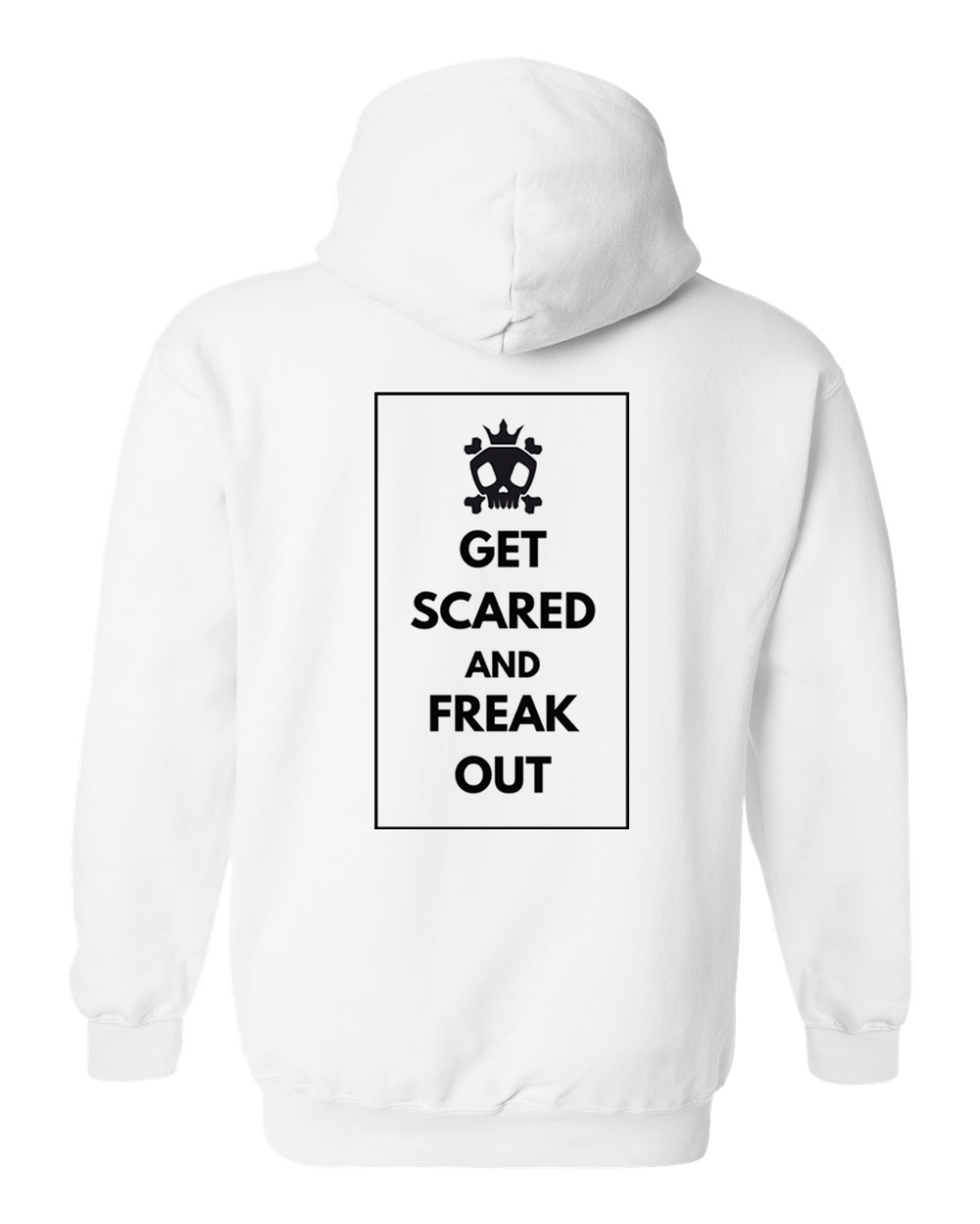 Hearse Ghost Tour "Scared" Unisex Hooded Pullover Sweatshirt