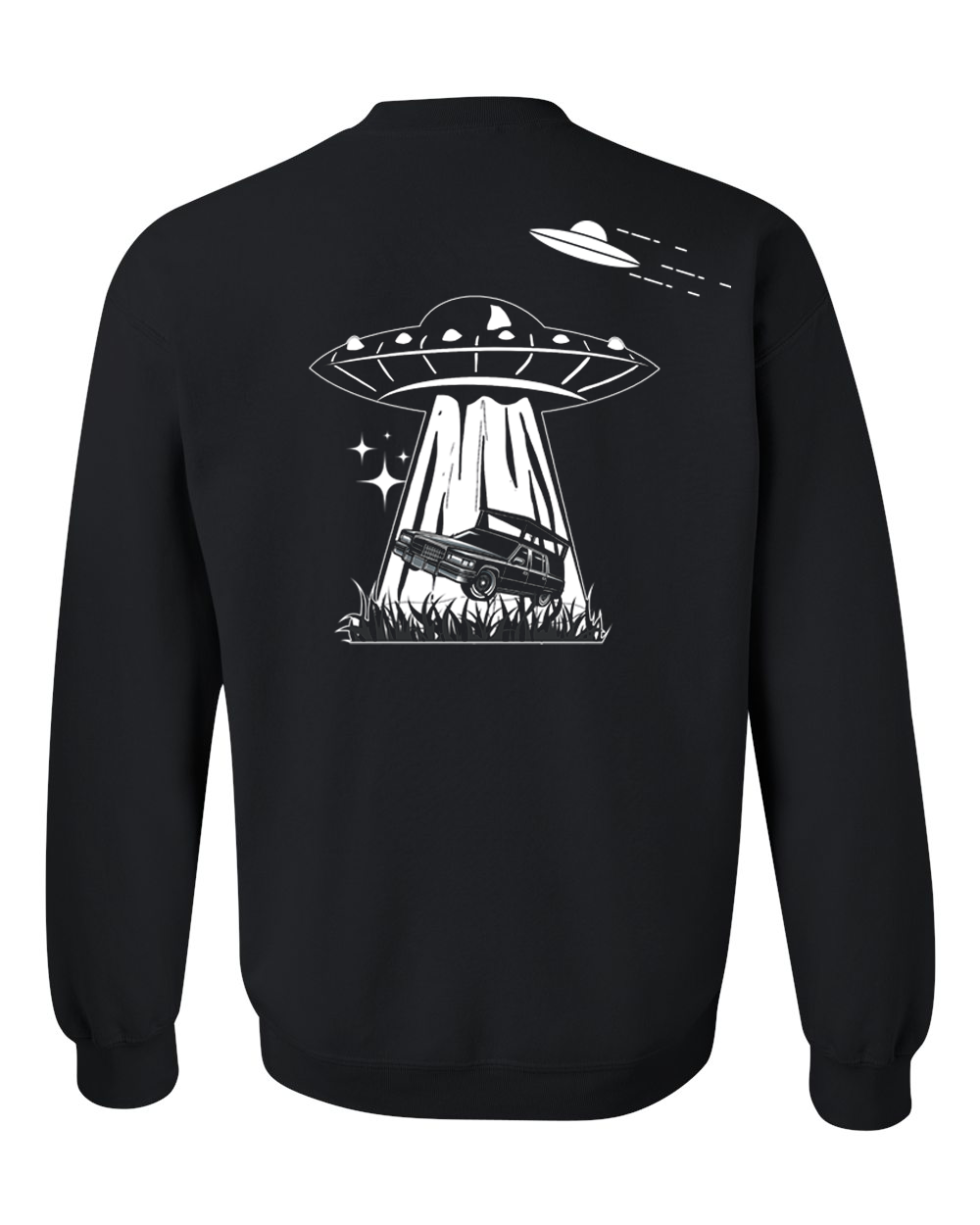 Hearse Ghost Tour "UFO" Unisex Crewneck Sweatshirt