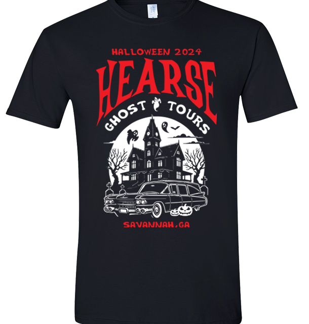 Hearse Ghost Tour "Halloween 2024" Unisex T-Shirt