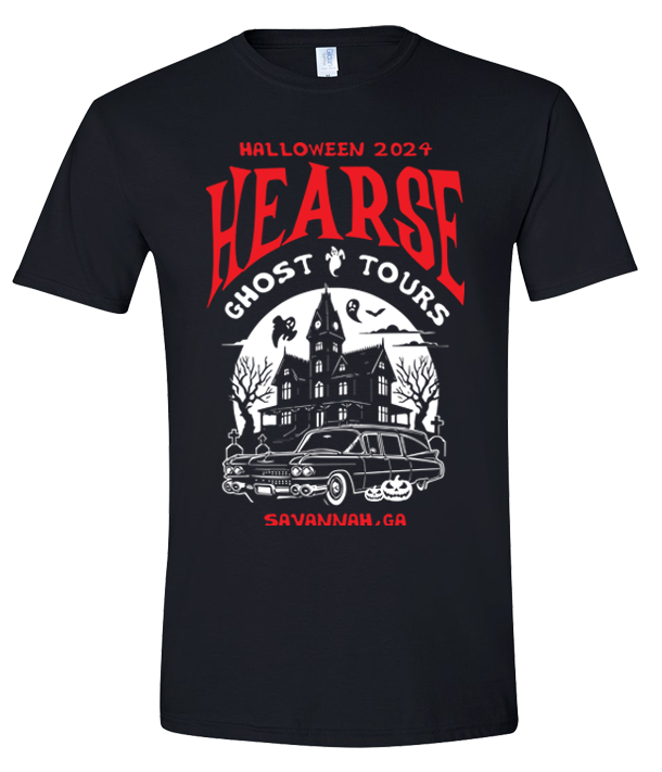 Hearse Ghost Tour "Halloween 2024" Unisex T-Shirt