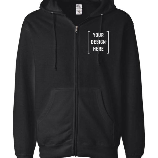 Zip-Up Hooded Sweatshirt