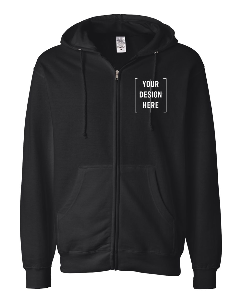 Zip-Up Hooded Sweatshirt